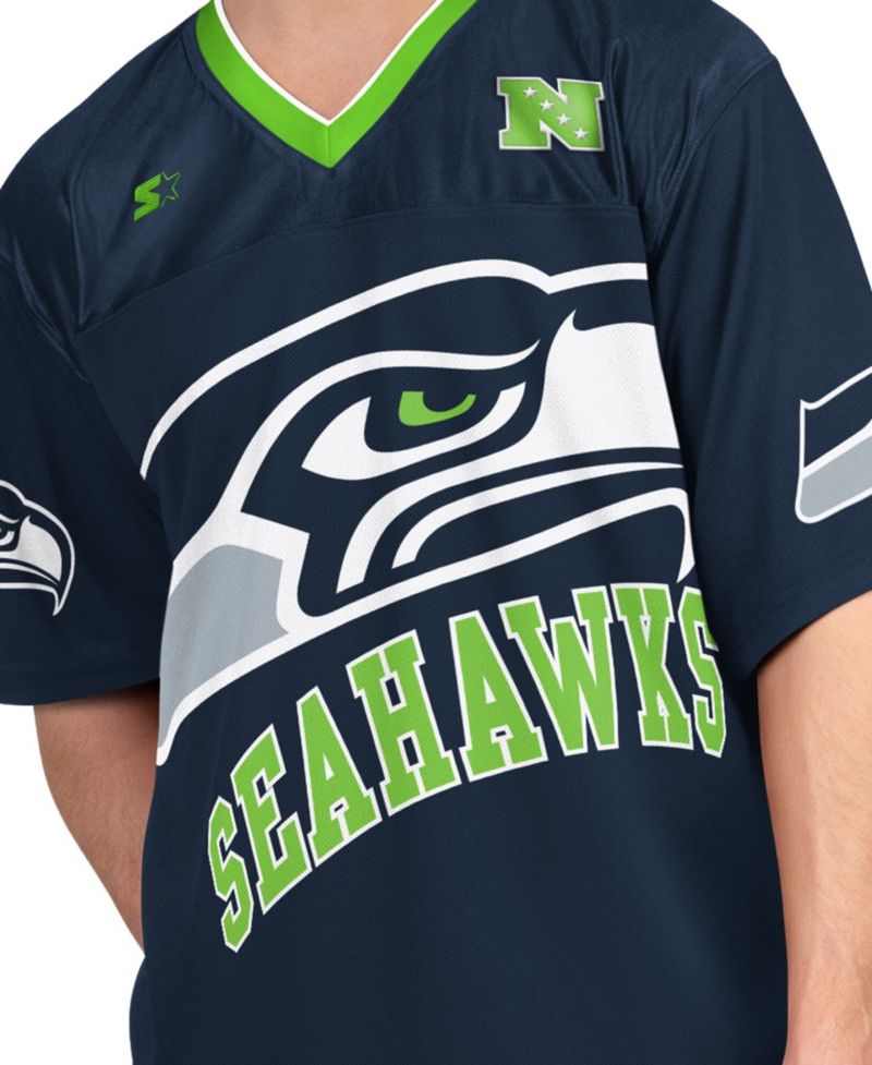 Men's College Navy/White Seattle Seahawks Short Sleeve Long Sleeve Combo Pack T-Shirt