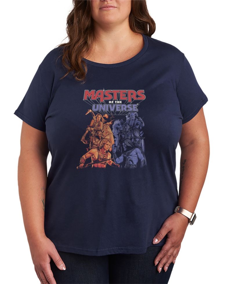 Plus Size Masters of the Universe Heroes and Villains Short-Sleeve Graphic T-Shirt