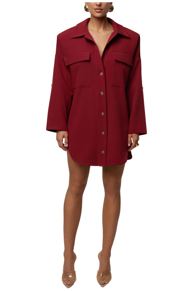 Women's Downtime Collared Shirt Dress