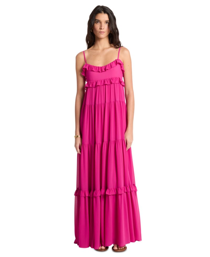 Women's Sleeveless Tiered Maxi Dress