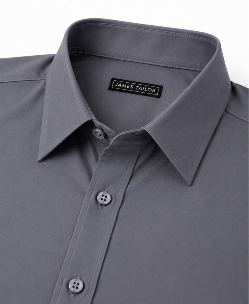 Men' Slim Fit Long Sleeve Stretch Dress Shirt-3 Pack