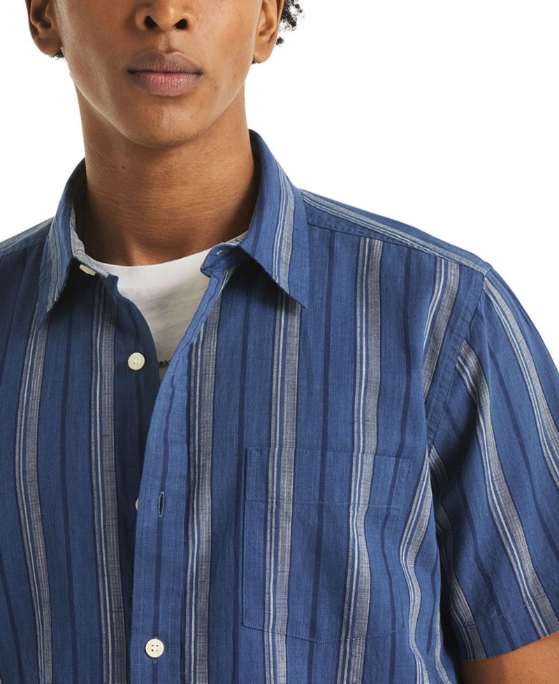 Men's Slub Short-Sleeve Shirt