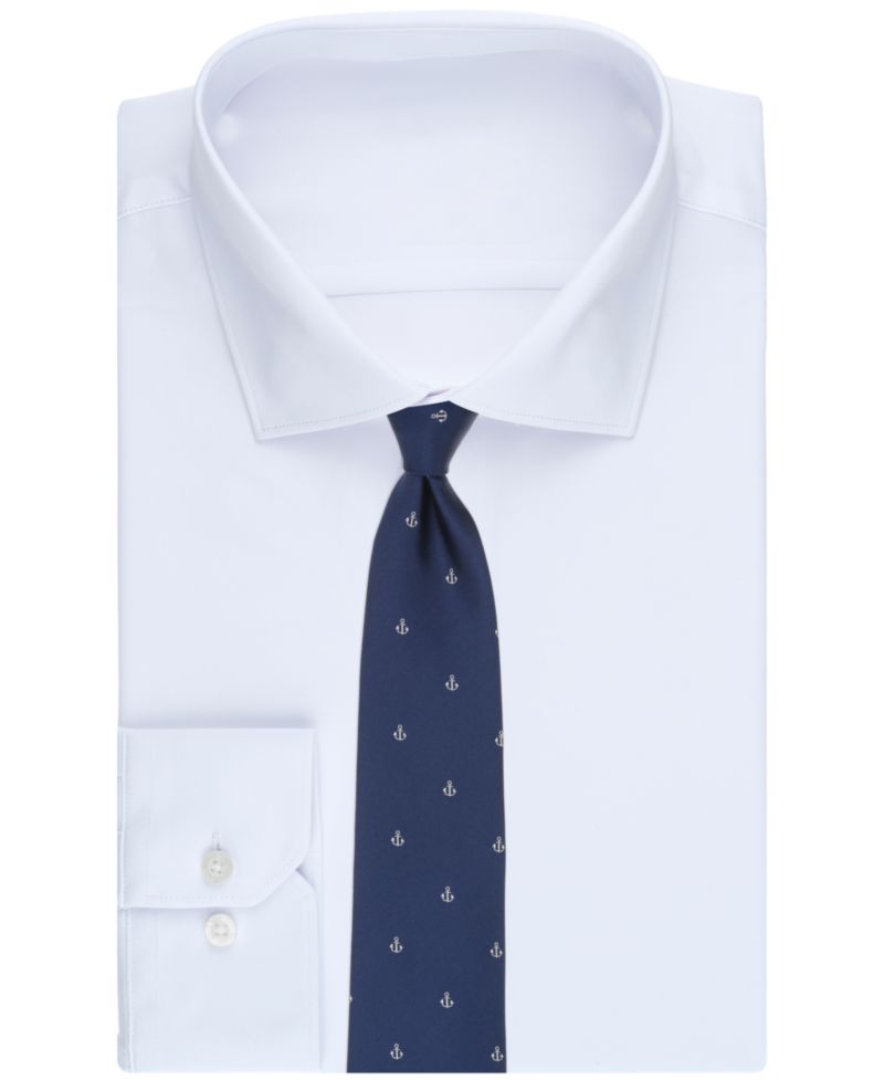 Men's Anchor Pattern Classic Tie
