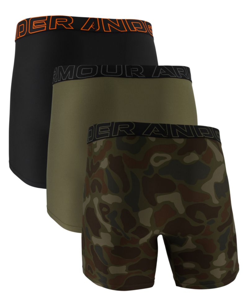 Men's 3-Pk. Performance Tech 6" Boxer Briefs