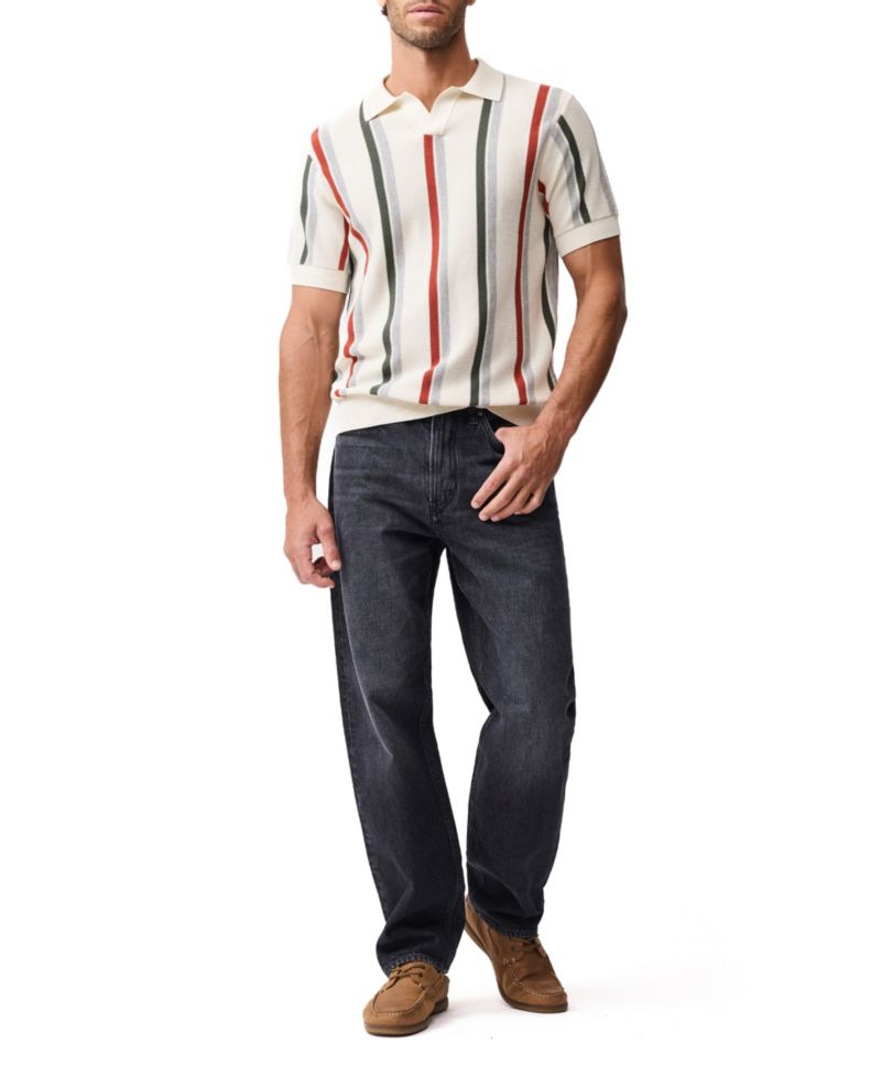 Men's Royce Hill Cotton Knit Polo Shirt