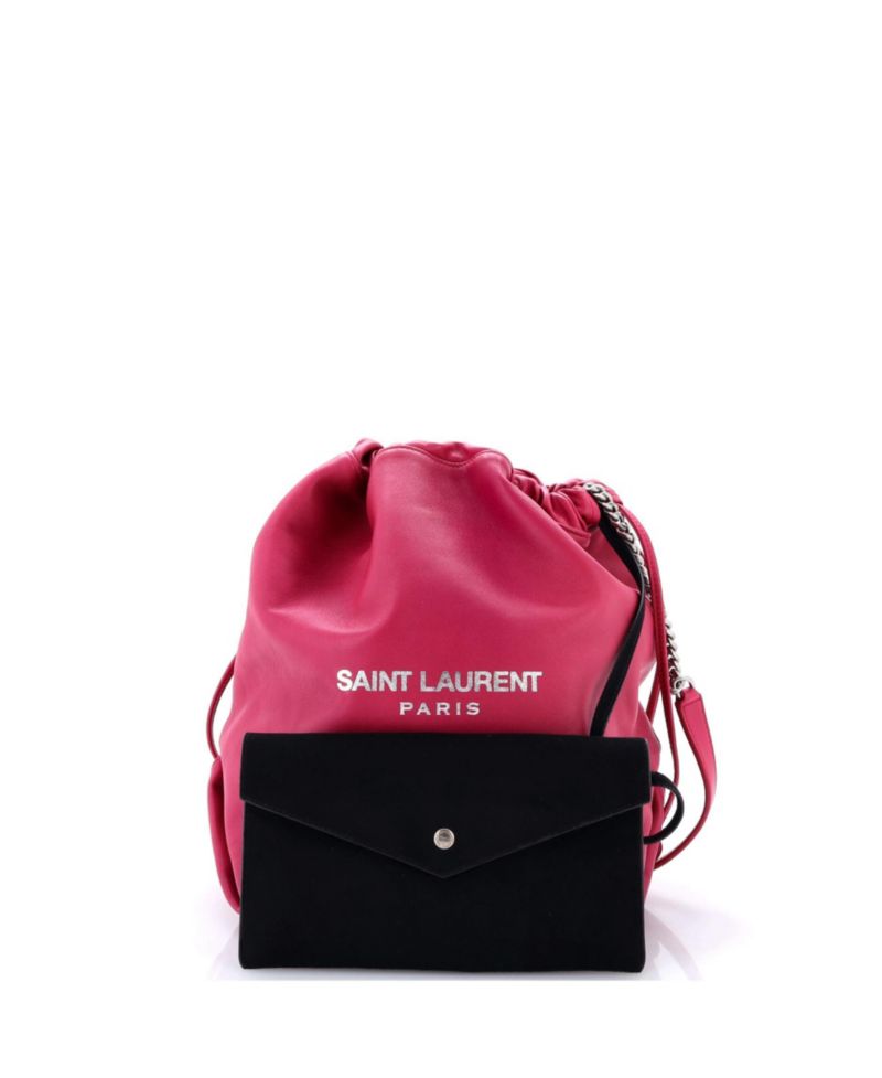 Large Teddy Bucket Bag Leather