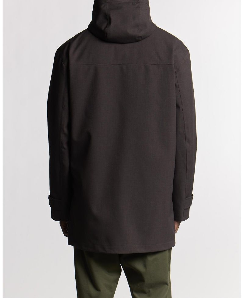 Men's Long Sleeve Hooded Military Parka Jacket