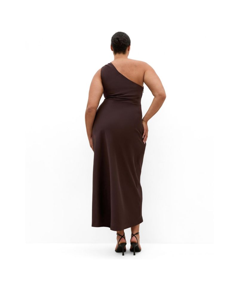 Plus Size Jayne One-Shoulder Wedding Guest Maxi Dress