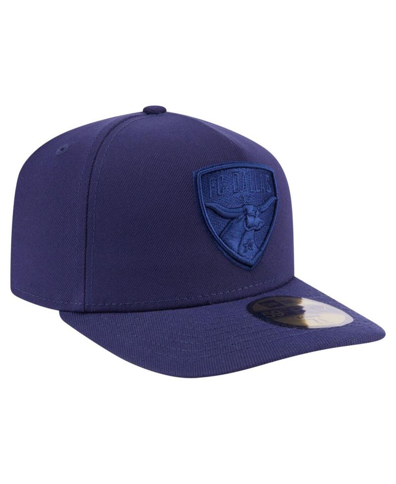 Men's Navy FC Dallas Color Pack A-Frame 59FIFTY Fitted Hat