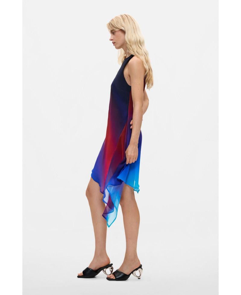 Women's Asymmetric tulle dress