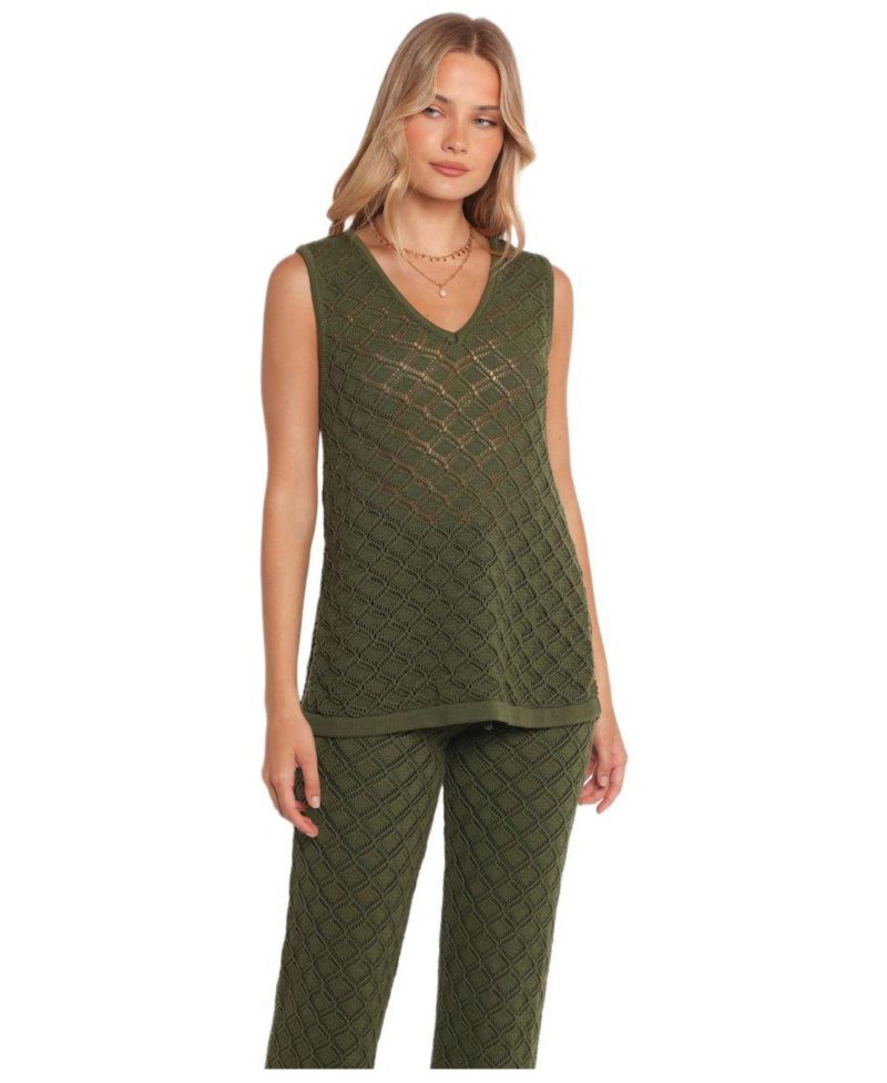 Women's Sable Textured Knit Top