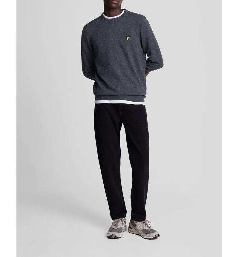 Men's Cotton Merino Crew Neck Sweater