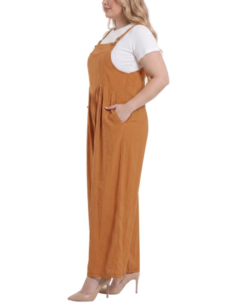 Plus Size Sleeveless Jumper Jumpsuit