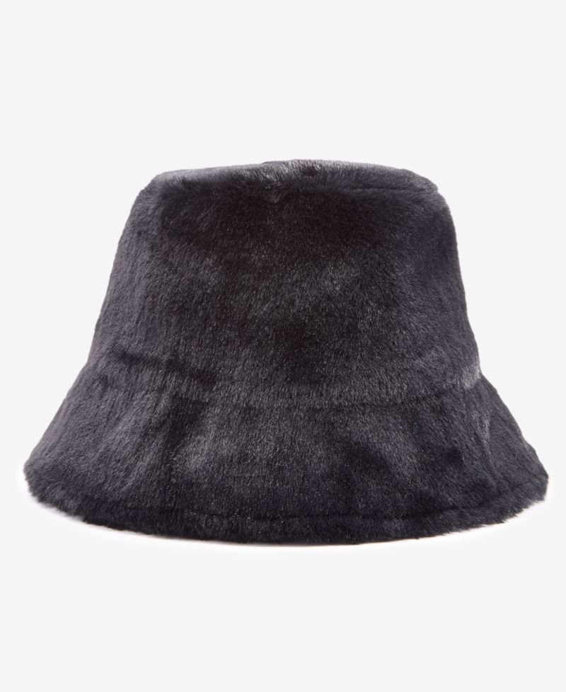 Women's Faux-Fur and Fleece-Lined Bucket Hat
