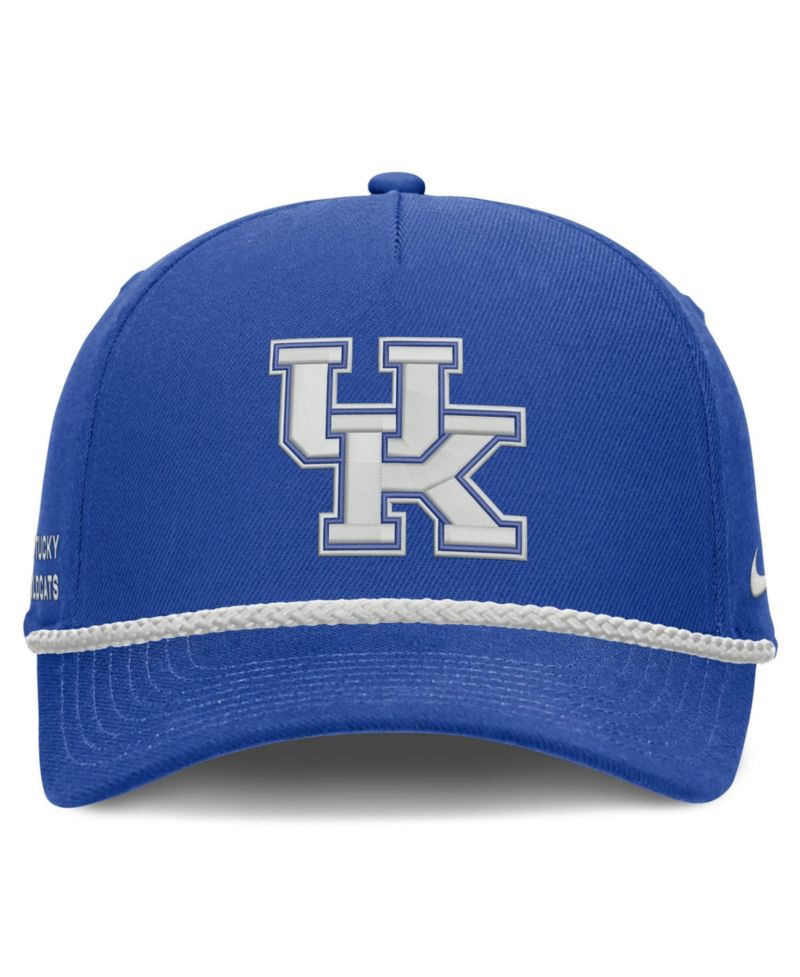 Men's and Women's Royal Kentucky Wildcats Rope Rise Adjustable Hat