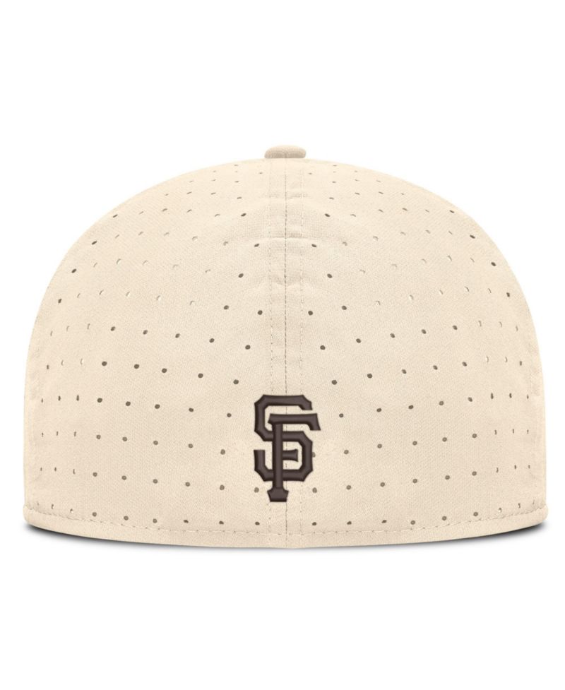 Men's Natural San Francisco Giants True Dri-FIT AeroBill Fitted Hat