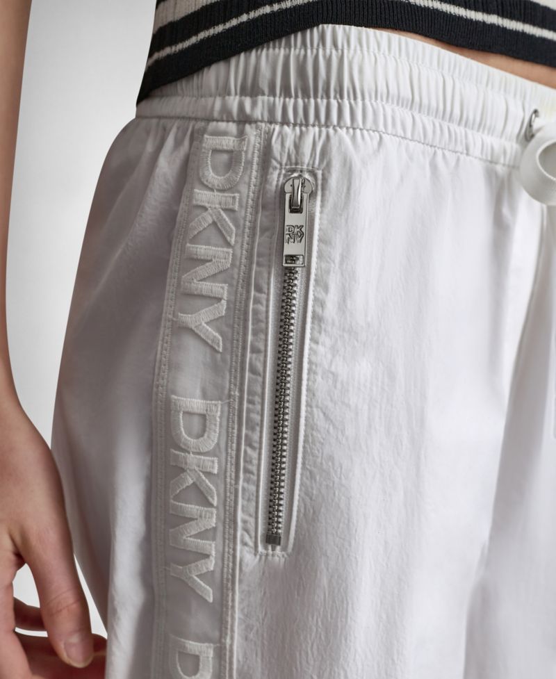 Women's Relaxed-Fit Logo Trim Pants