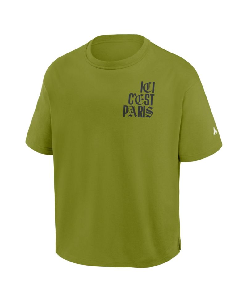 Men's Paris Saint-Germain Type Play Oversized Puff-Detail T-Shirt