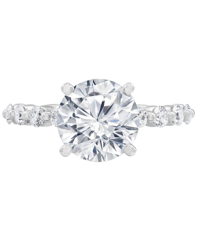 Certified Lab Grown Diamond Engagement Ring (3-1/2 ct. t.w.) in 14k Gold