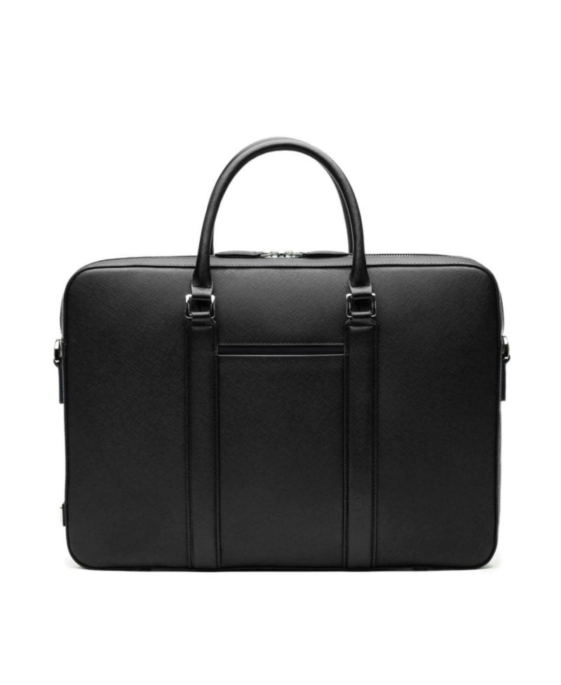 Men's Manhattan Monochrome Leather Briefcase