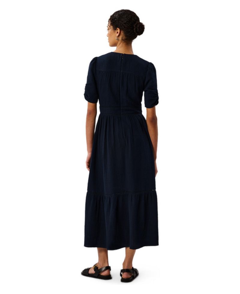 Women's Textured Midi Dress