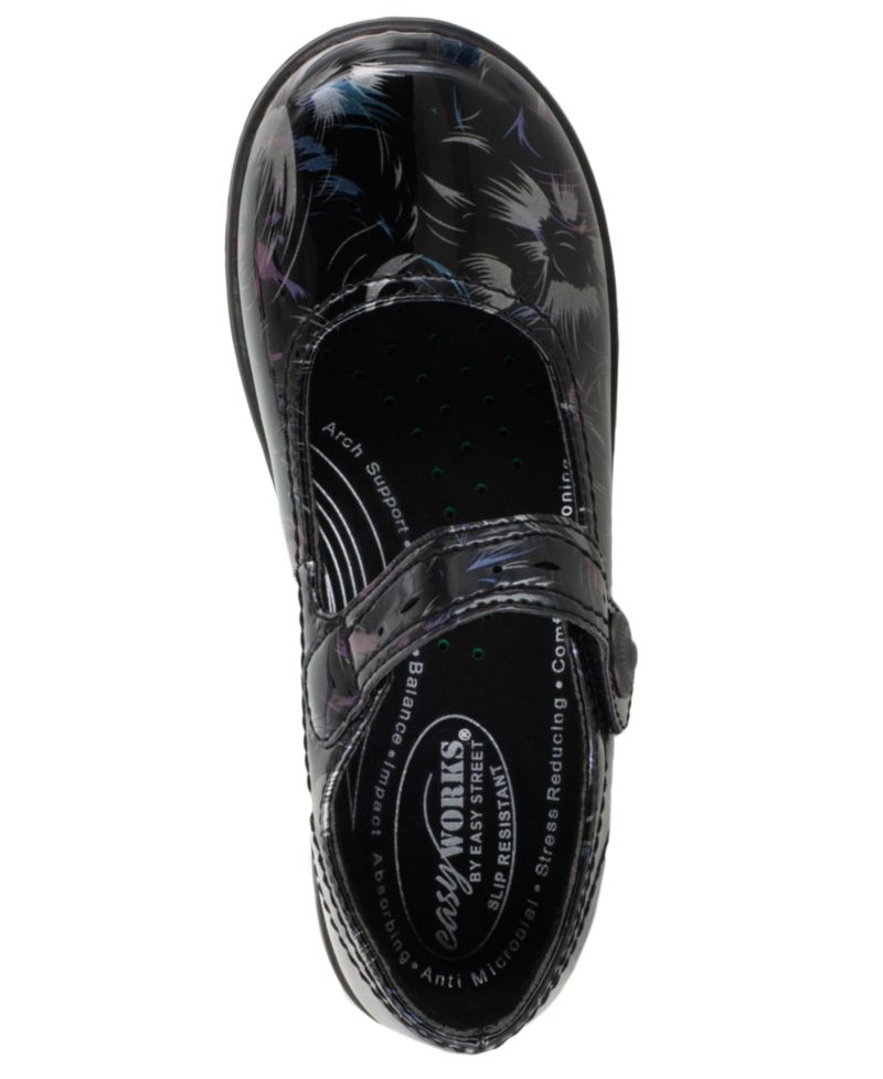 Easy Works by Women's Letsee Mary Jane Clogs