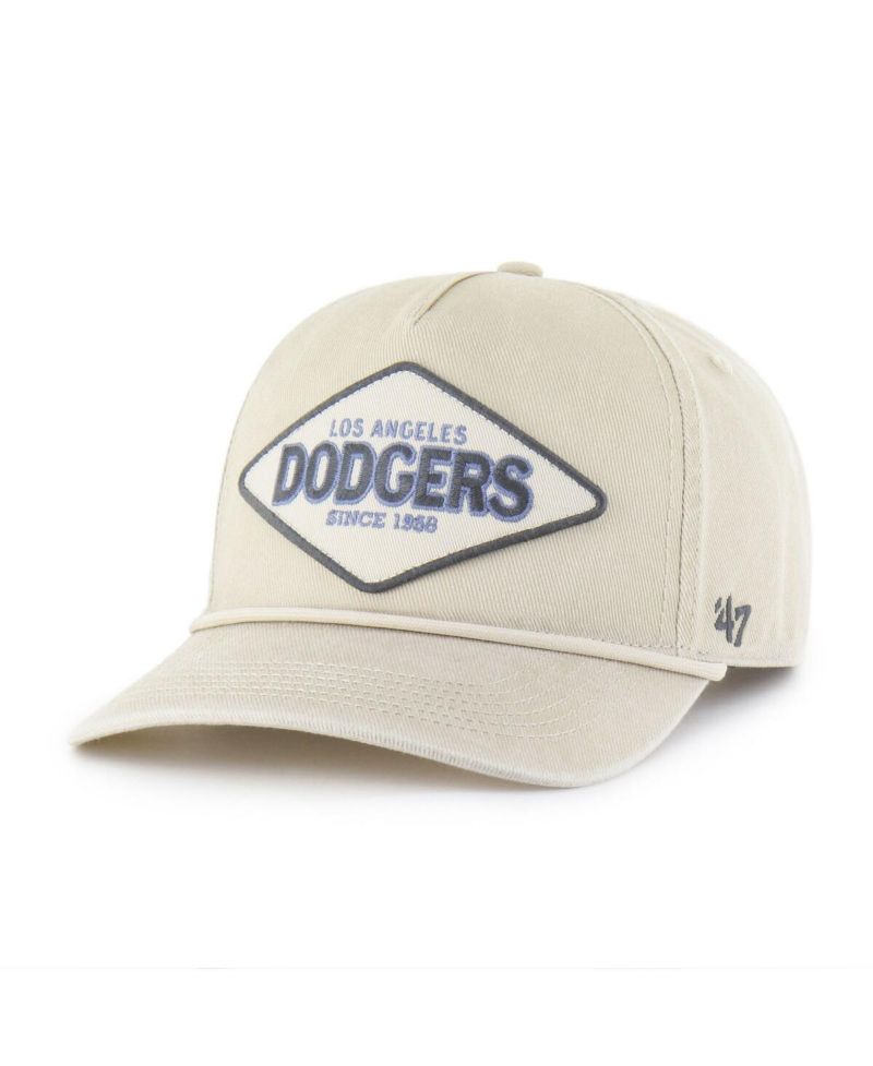 Men's Khaki Los Angeles Dodgers Cairn Hitch Adjustable Hat