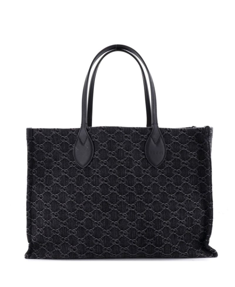 Ophidia Laptop Denim Shopper Tote