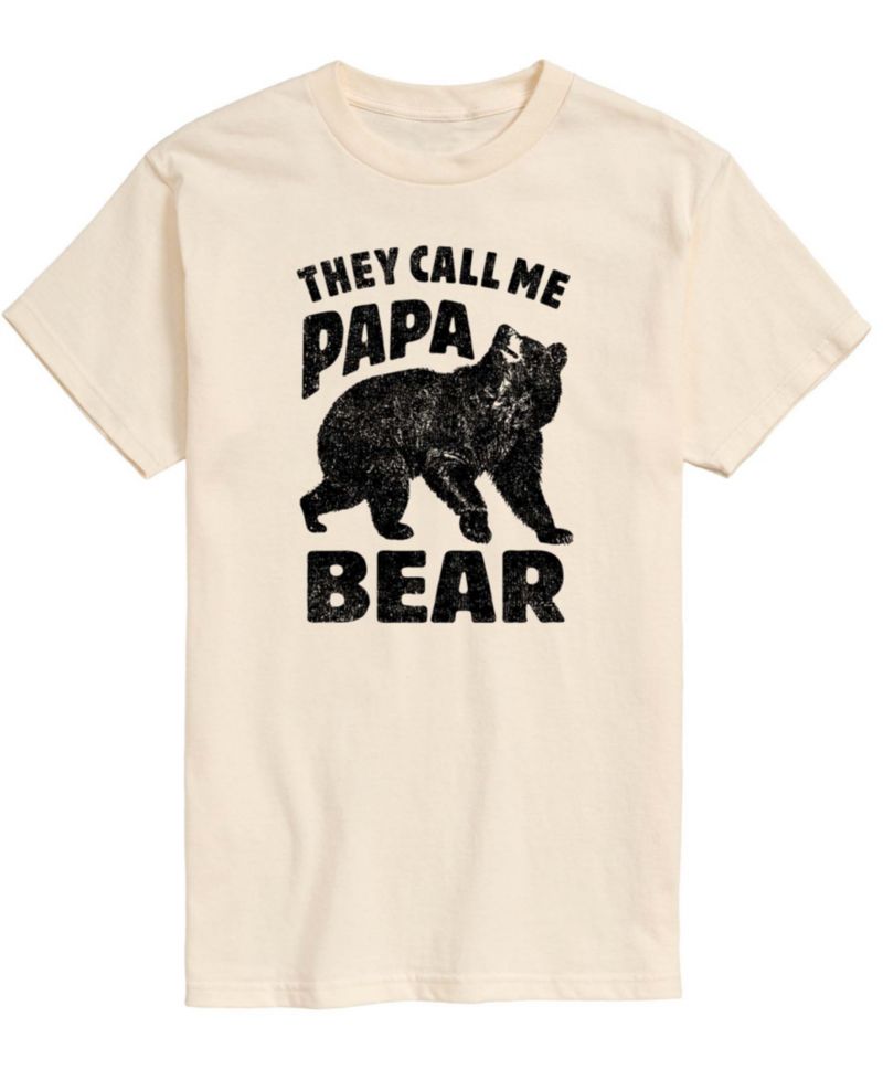 Men's Rugged Bear Graphic Short-Sleeve T-Shirt