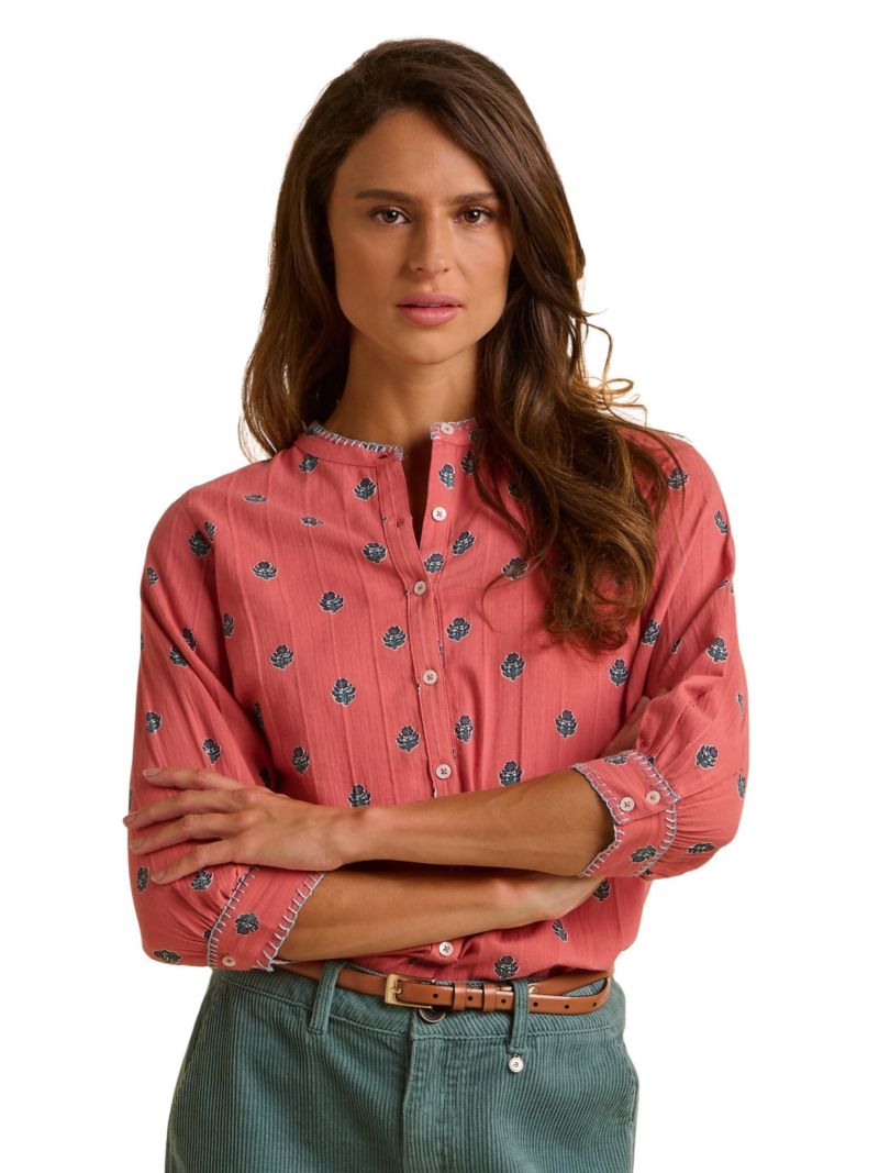 Women's Sara 3/4 Sleeve Round Neck Shirt