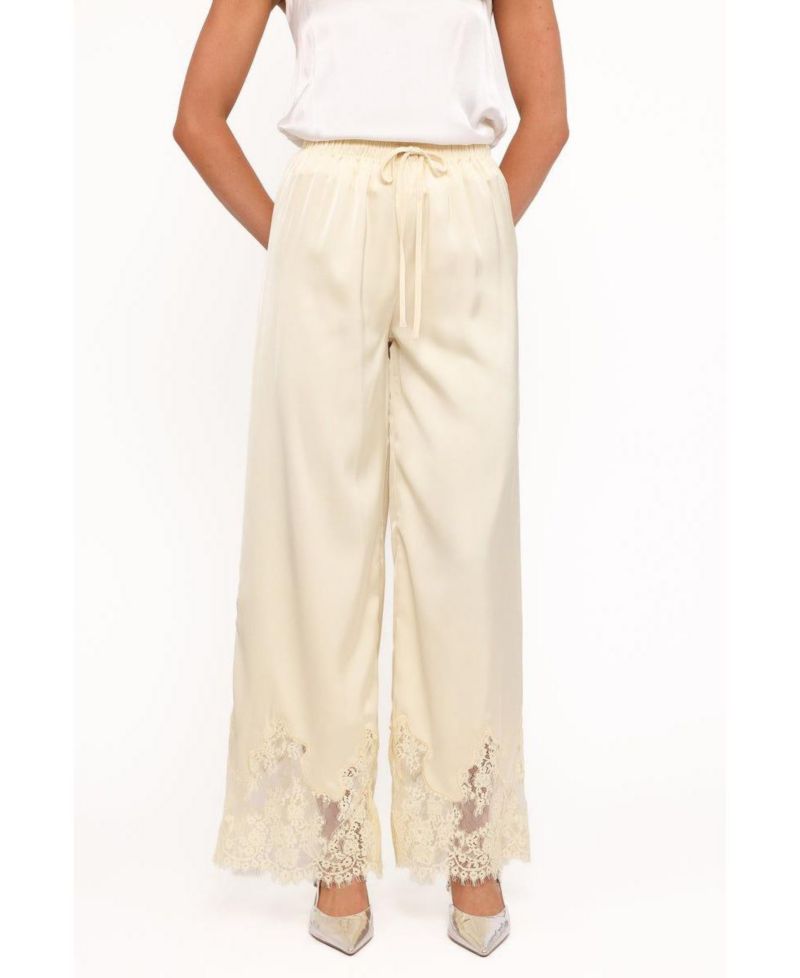 Women's Viola Drawstring Wide Leg Pant