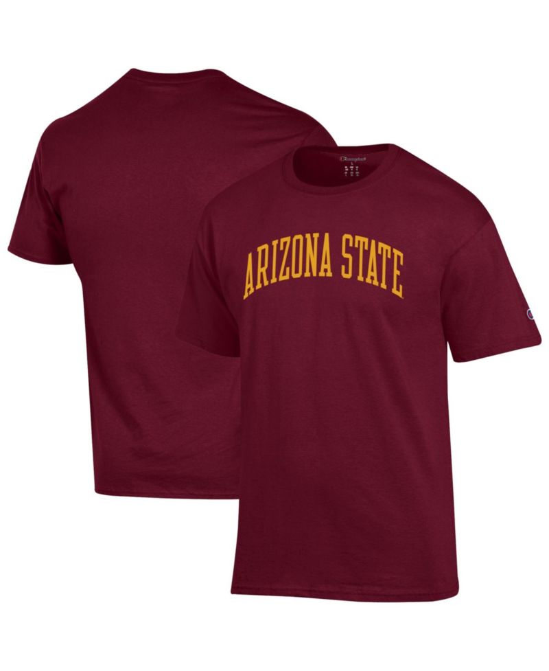 Men's Maroon Arizona State Sun Devils Basic Arch T-Shirt