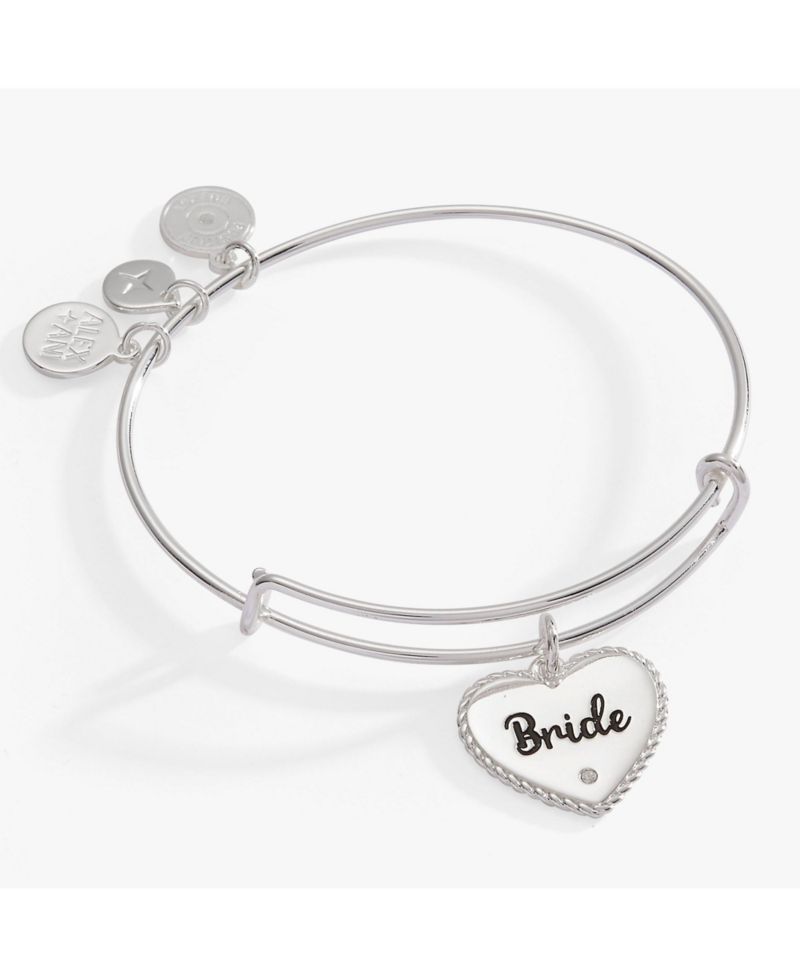 Bride Heart Bangle Bracelet