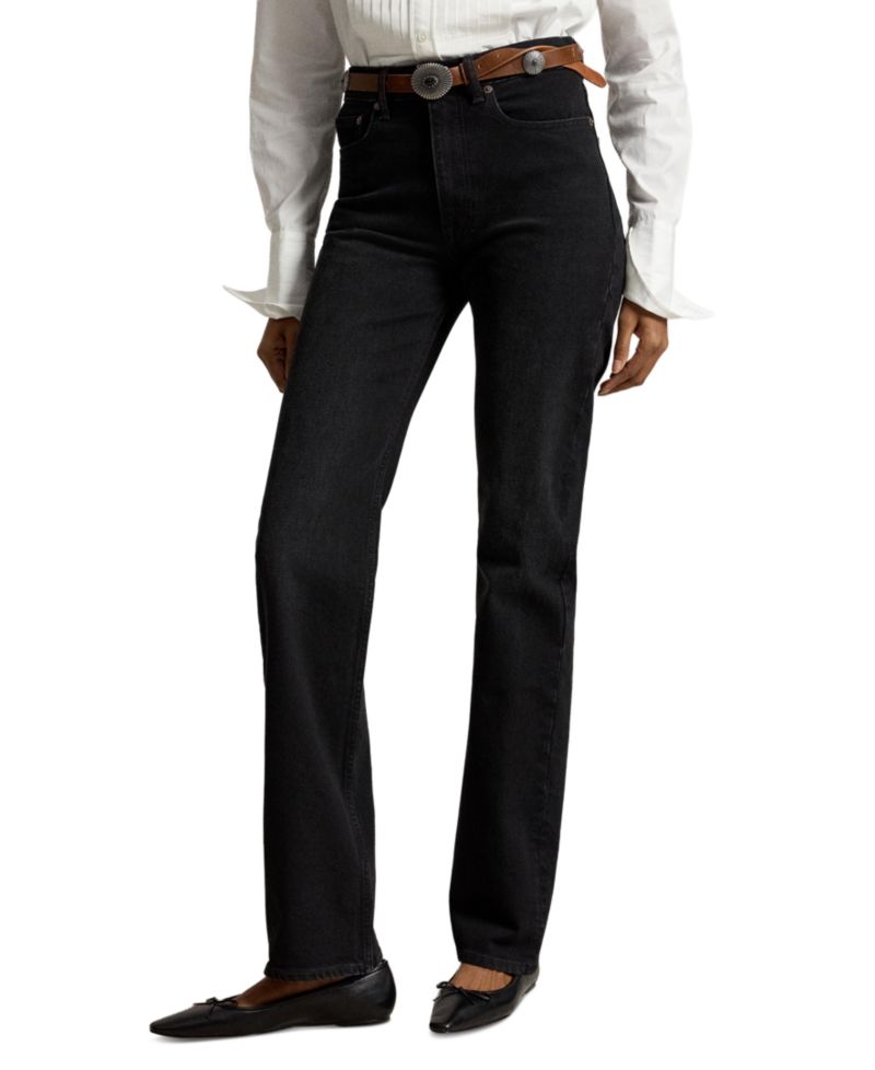 Women's Relaxed Straight High-Rise Jeans