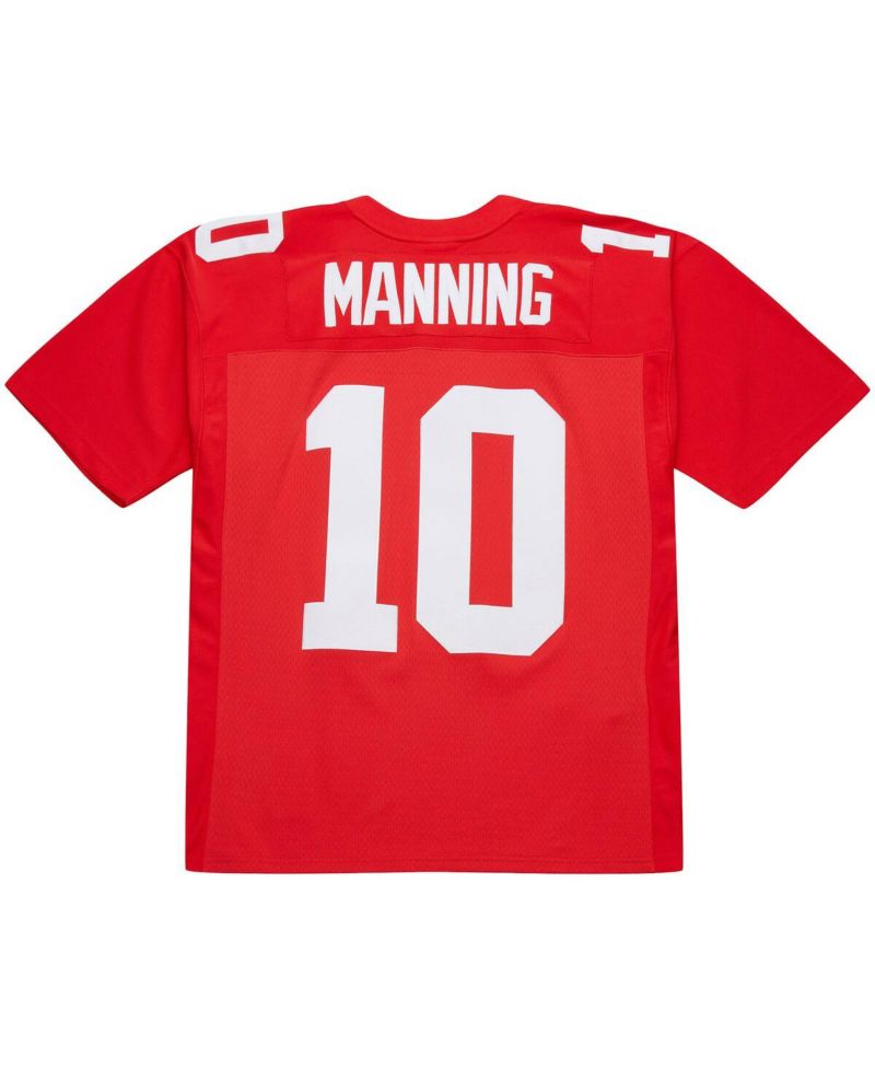 Men's Eli Manning Red New York Giants 2004 Legacy Replica Jersey