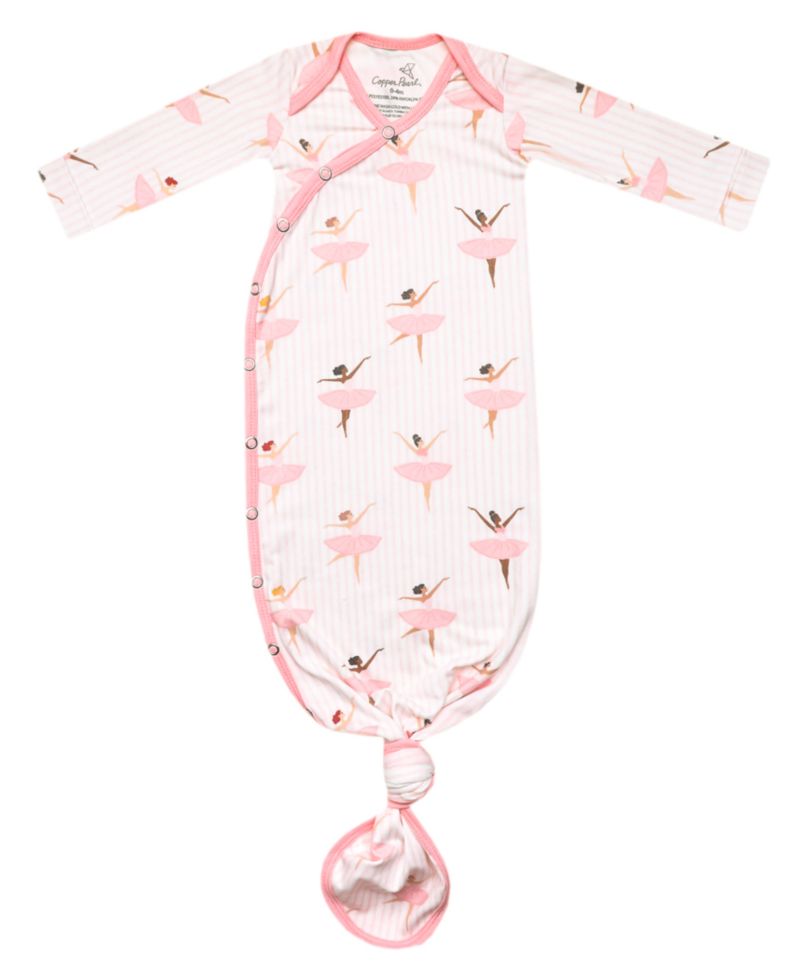 Baby Girls' Katerina Newborn Knotted Gown