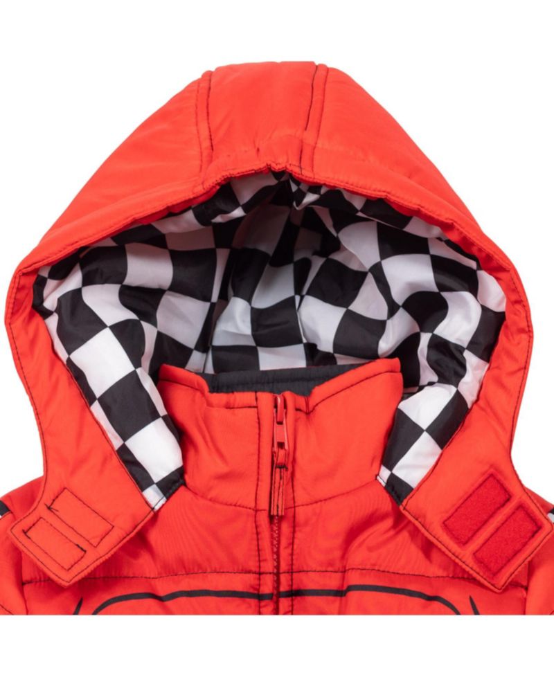 Big Boys Pixar Lightning McQueen Zip Up Winter Coat Puffer Jacket
