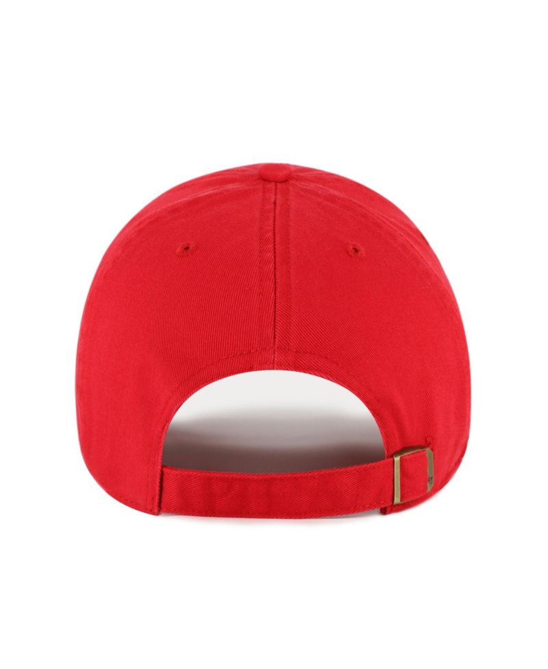 Men's Scarlet San Francisco 49ers Throwback Graphic Clean Up Adjustable Hat