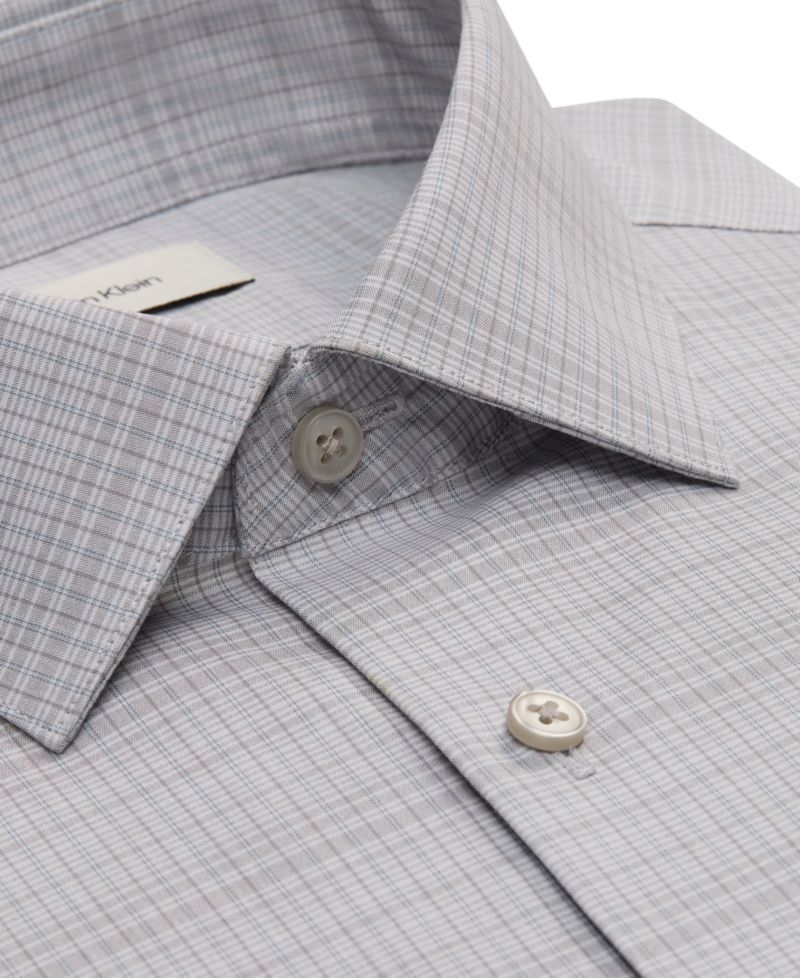 Men's Wrinkle-Free Slim-Fit Cotton-Blend Dress Shirt