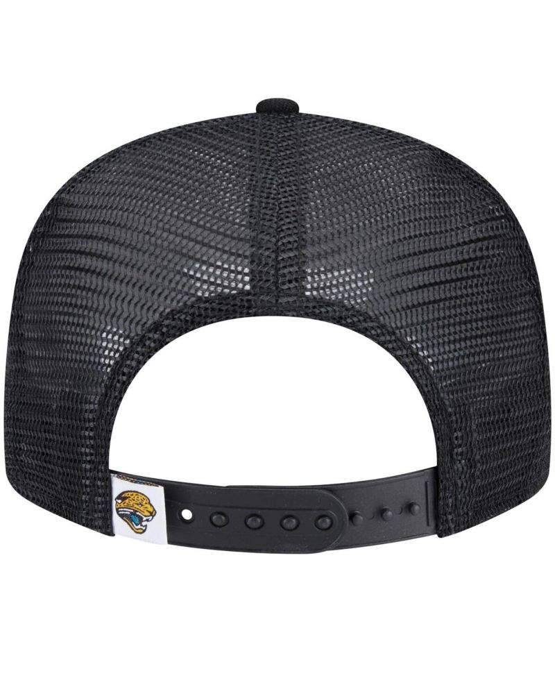 Big Boys and Girls Black Jacksonville Jaguars Main Trucker Snapback Hat