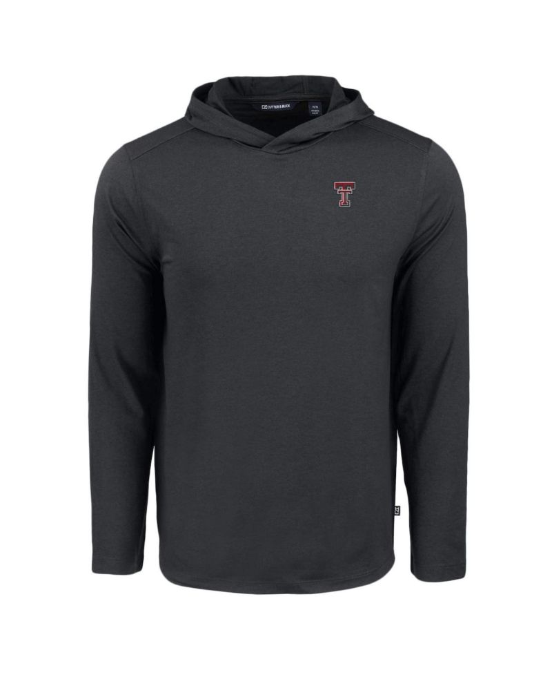 Men's Black Texas Tech Red Raiders Coastline Epic Comfort Eco Long Sleeve Hoodie
