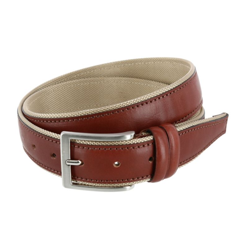 Men's The Back Nine 35mm Full Grain Leather with Nylon Lining Golf Belt