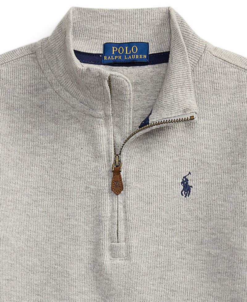 Boys' 2T-7 Estate Rib Quarter-Zip Sweater