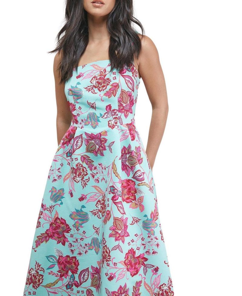 Women's Strappy Midi Prom Dress