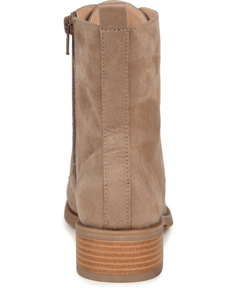 Women's Vienna Lace Up Stacked Heel Booties
