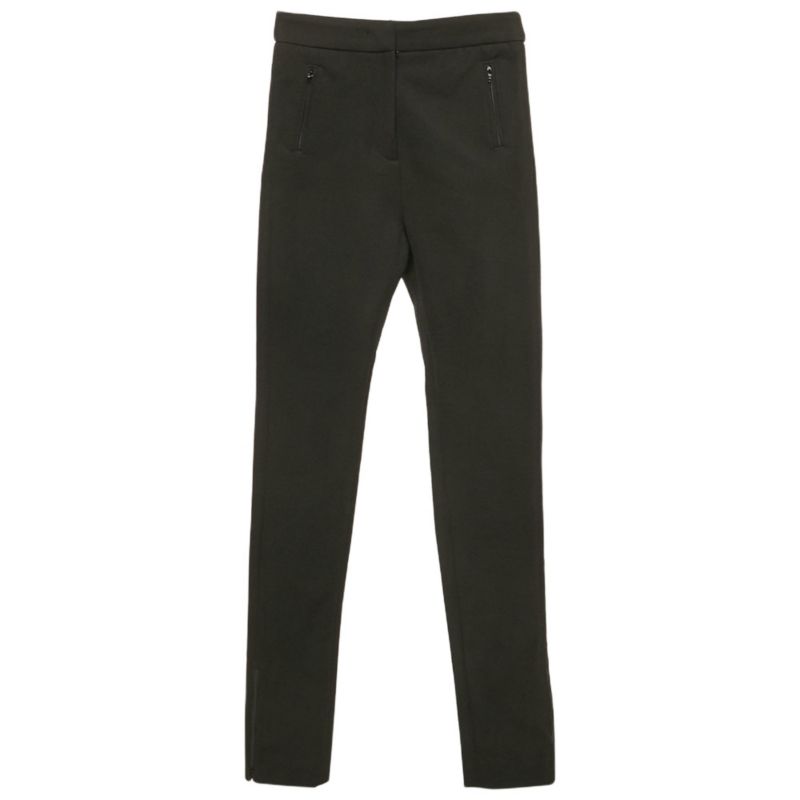 Women's Black Gabardine Trousers