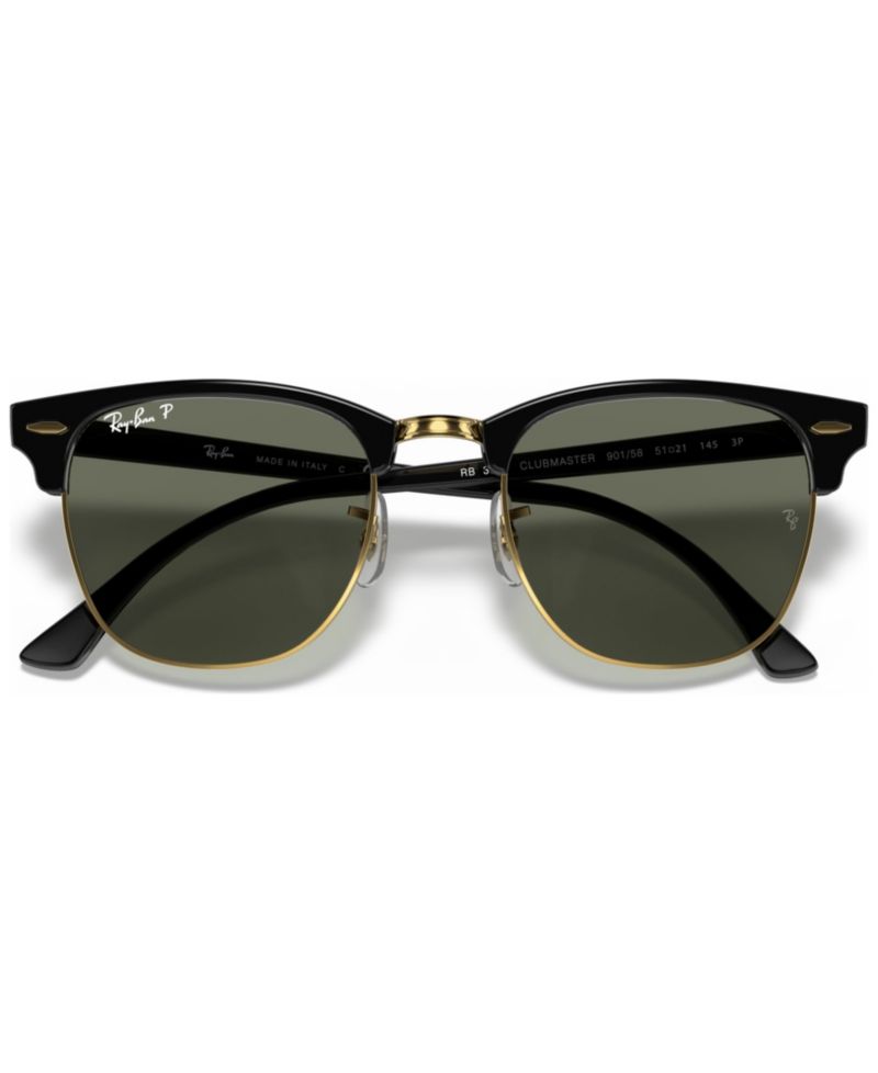 Men's Polarized Club Master Sunglasses, RB3016