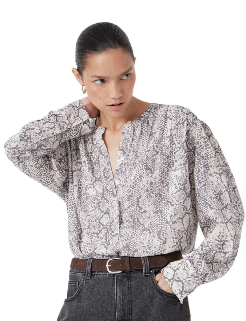Women's Fernanda Snake Printed Blouse