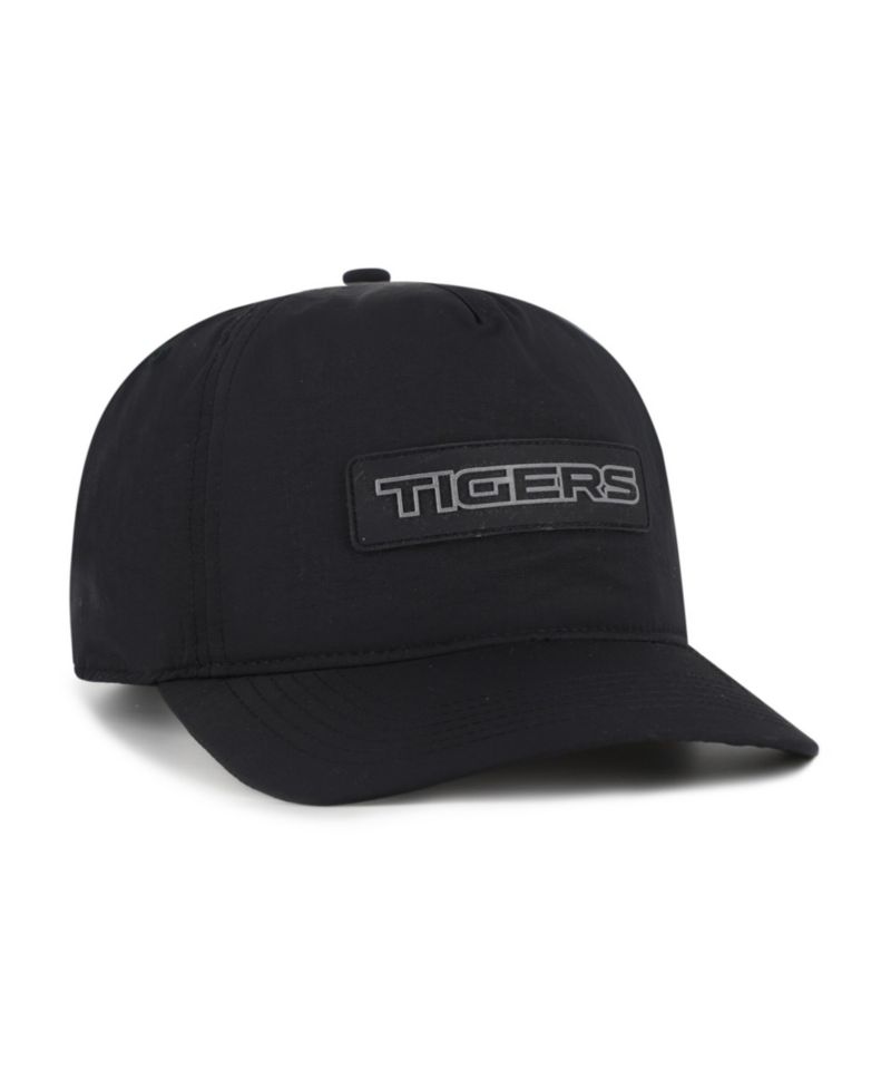 Men's Black Detroit Tigers Quiet Outdoors Hitch Adjustable Hat