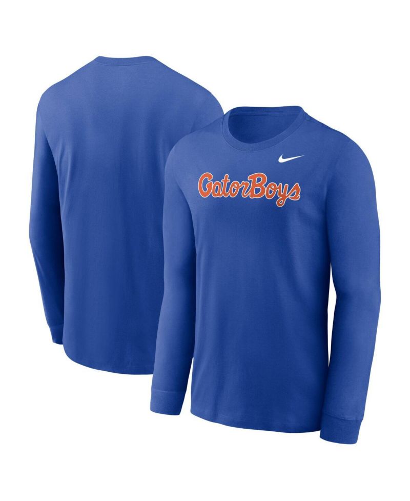 Men's Royal Florida Gators Gator Boys Long Sleeve T-Shirt